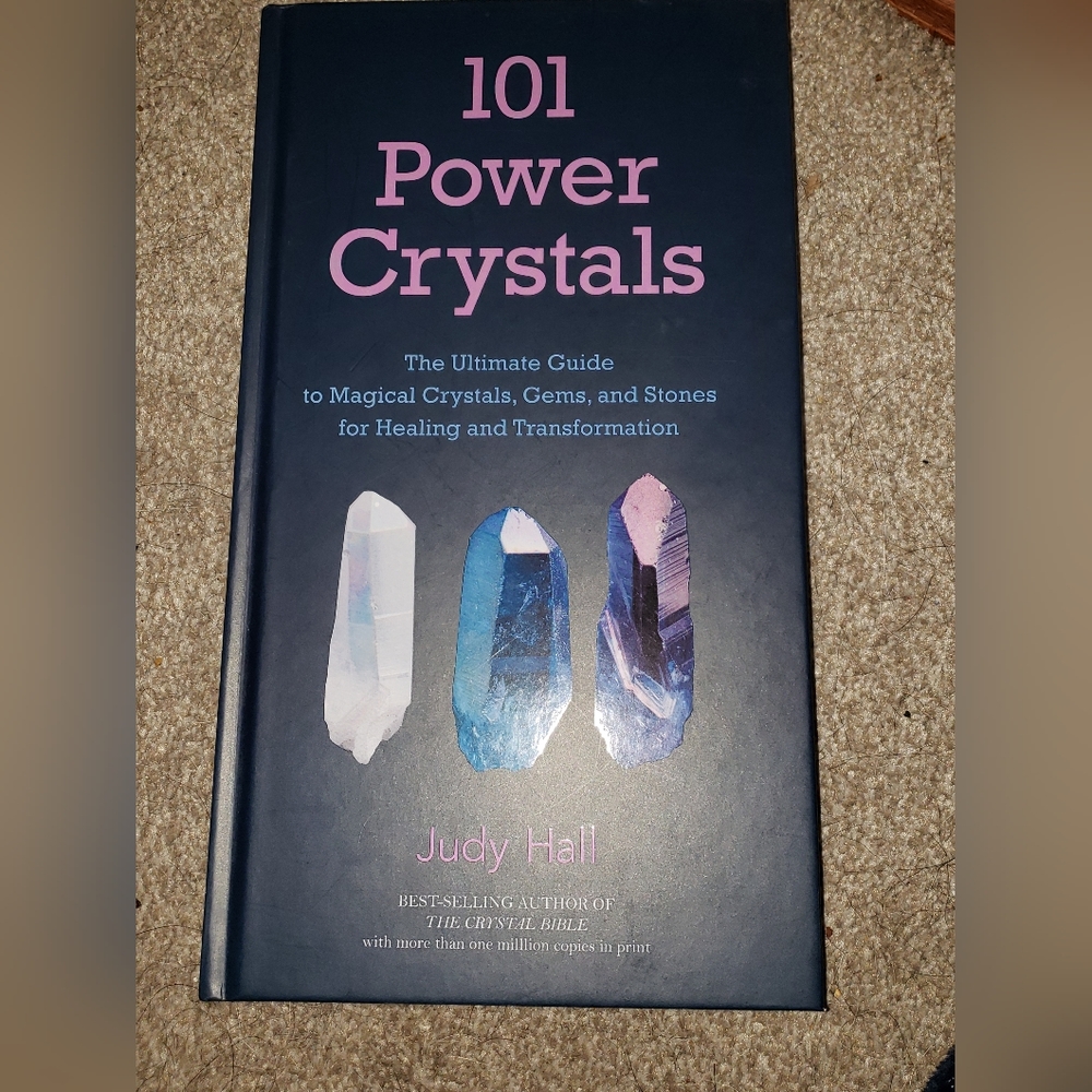 101 Power Crystals Hard cover book